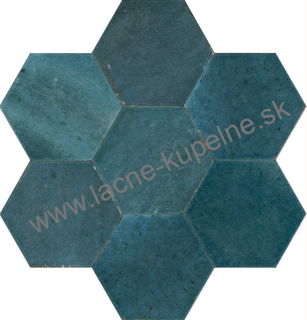 MARAZZI LUME BLUE MFFF ESAGONA 21x18,2 cm hexagónový obklad